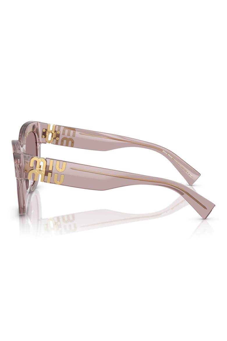 51mm Square Sunglasses, Alternate, color, BROWN