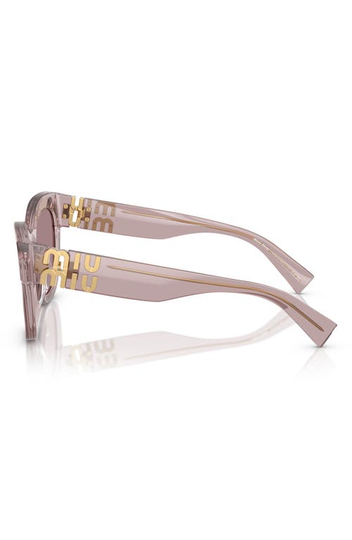Miu Miu 51mm Square Sunglasses In Brown