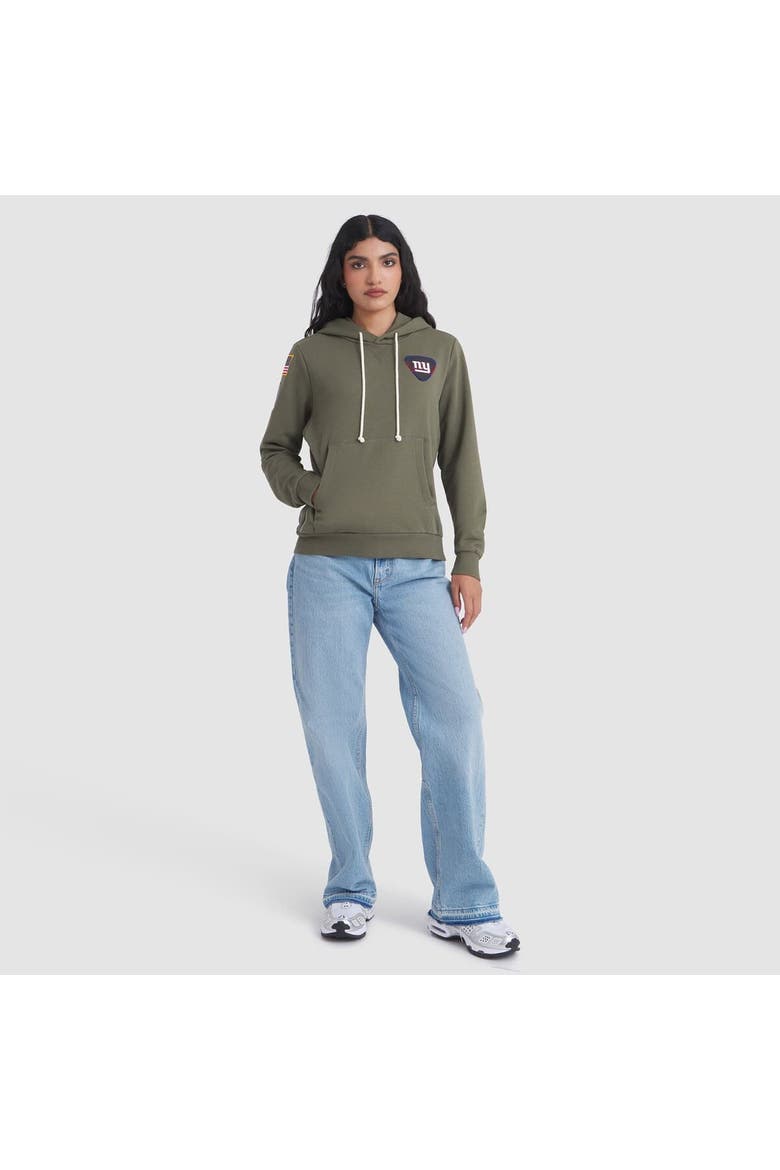 Women's Nike Olive New York Giants 2025 Salute to Service Sideline Standard Issue Dri-FIT Hoodie, Alternate, color, Olive