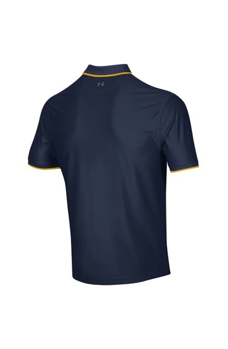 Under Armour Men's Under Armour Navy/Gold TOUR Championship Playoff 2.0 Performance Pique Polo, Alternate, color, Navy