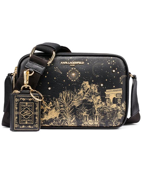 Printed Paris Crossbody