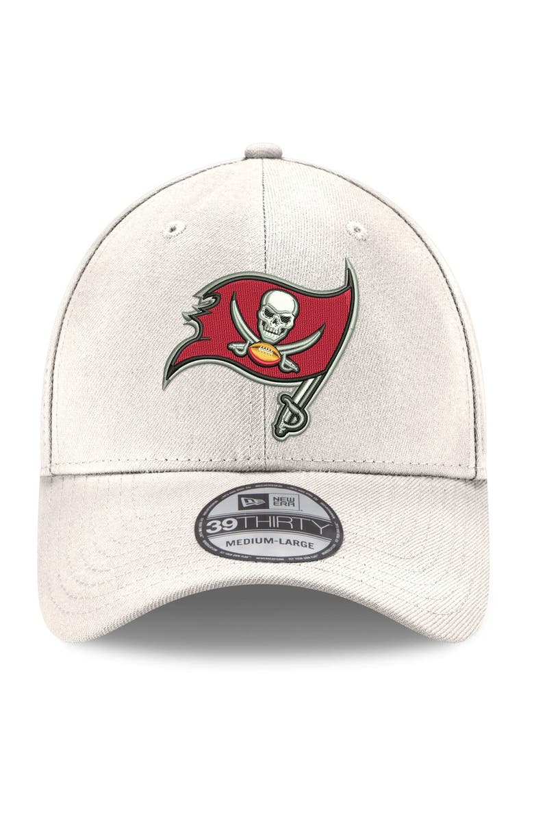 New Era Men's New Era White Tampa Bay Buccaneers Iced II 39THIRTY Flex Hat, Alternate, color, White