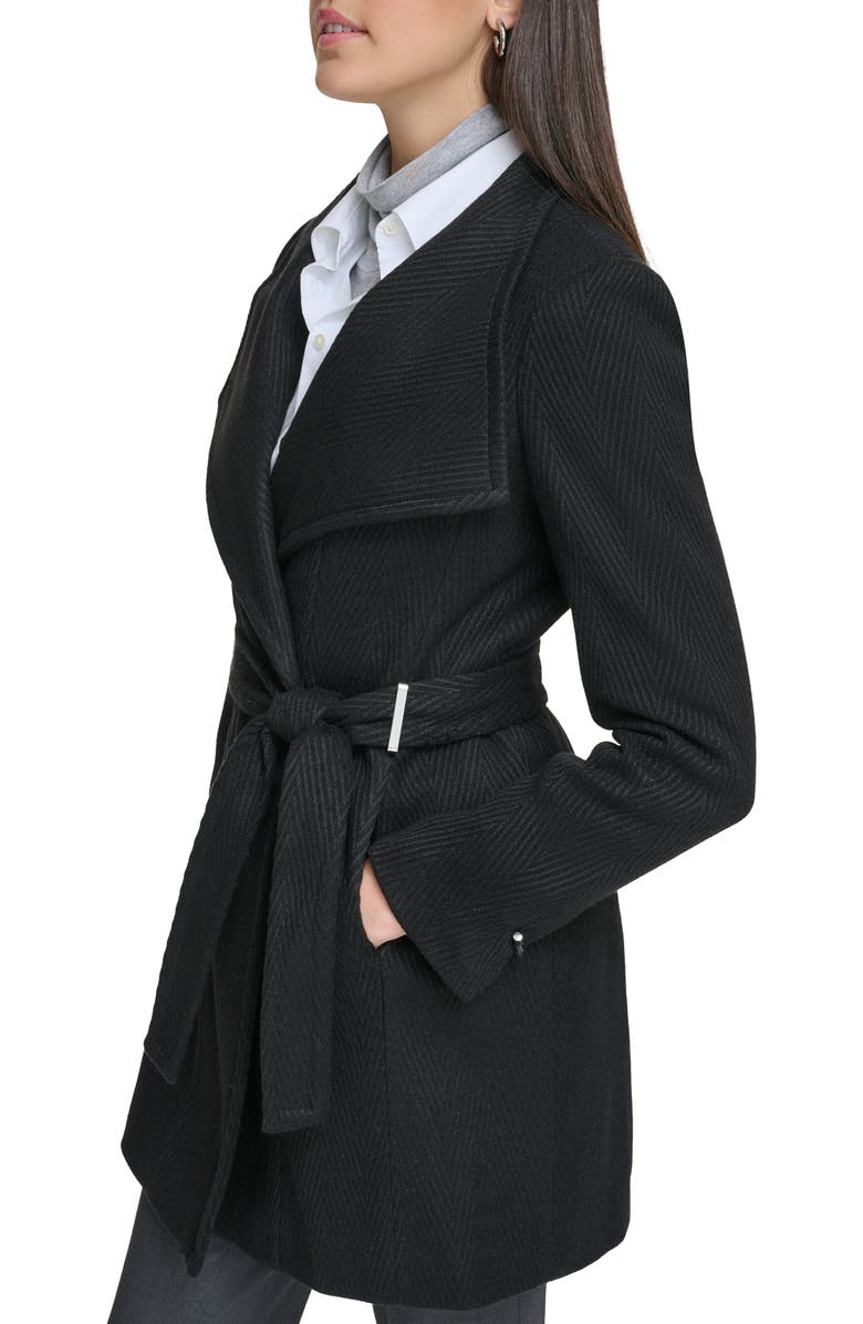 Calvin Klein Belted Coat, Alternate, color,