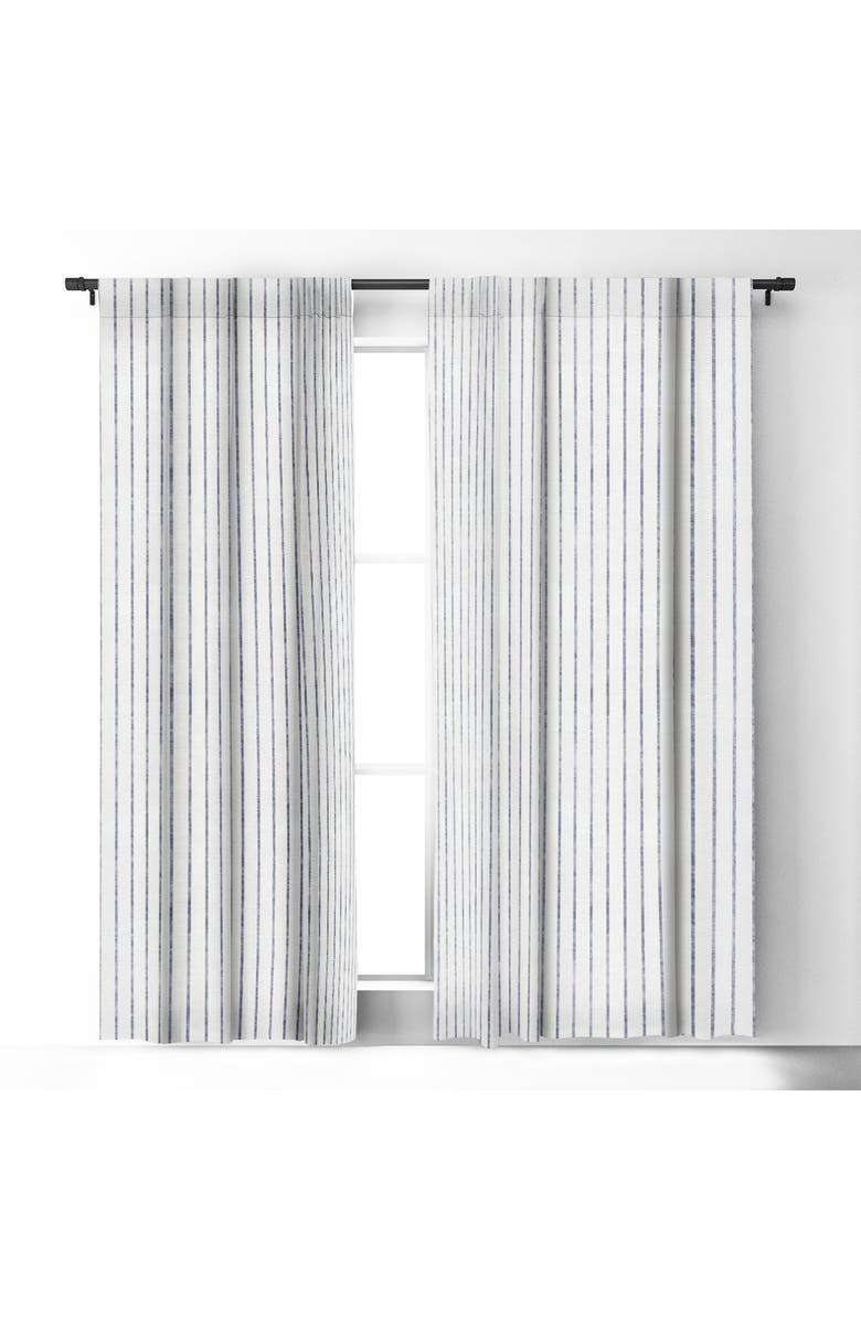 Deny Designs Holli Zollinger Aegean Stripe Blackout Window Panel, Alternate, color, 