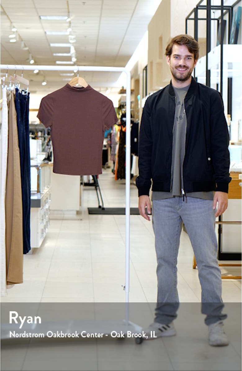 Blanche Mock Neck Rib Top, sales video thumbnail