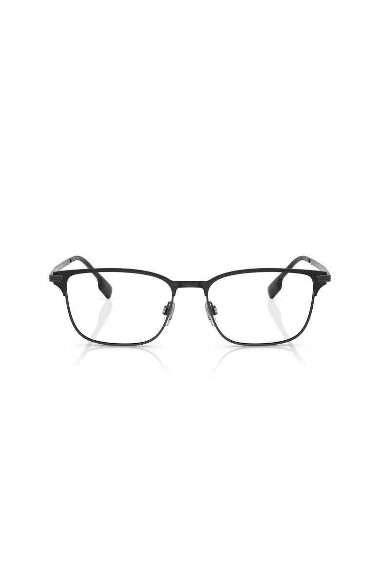 Burberry 57mm Rectangle optical glasses, Alternate, color, Black