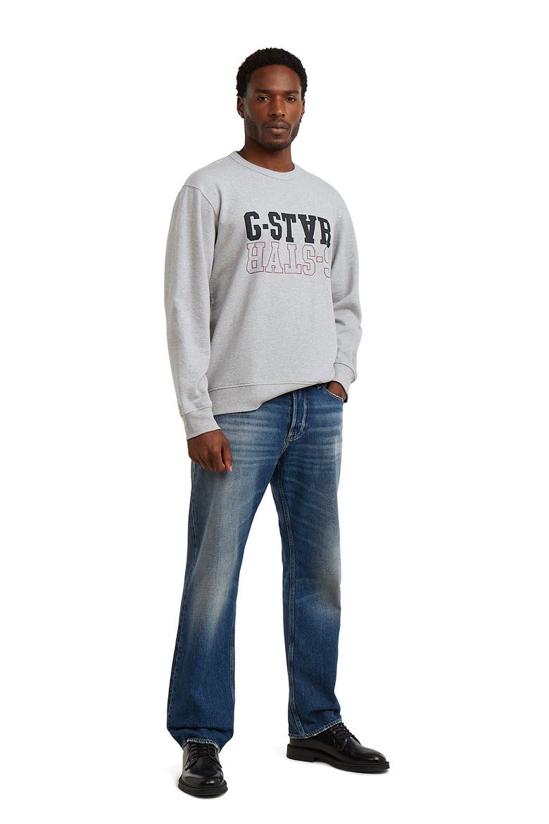 Logo Graphic Sweatshirt, Alternate, color, MEDIUM GREY HEATHER