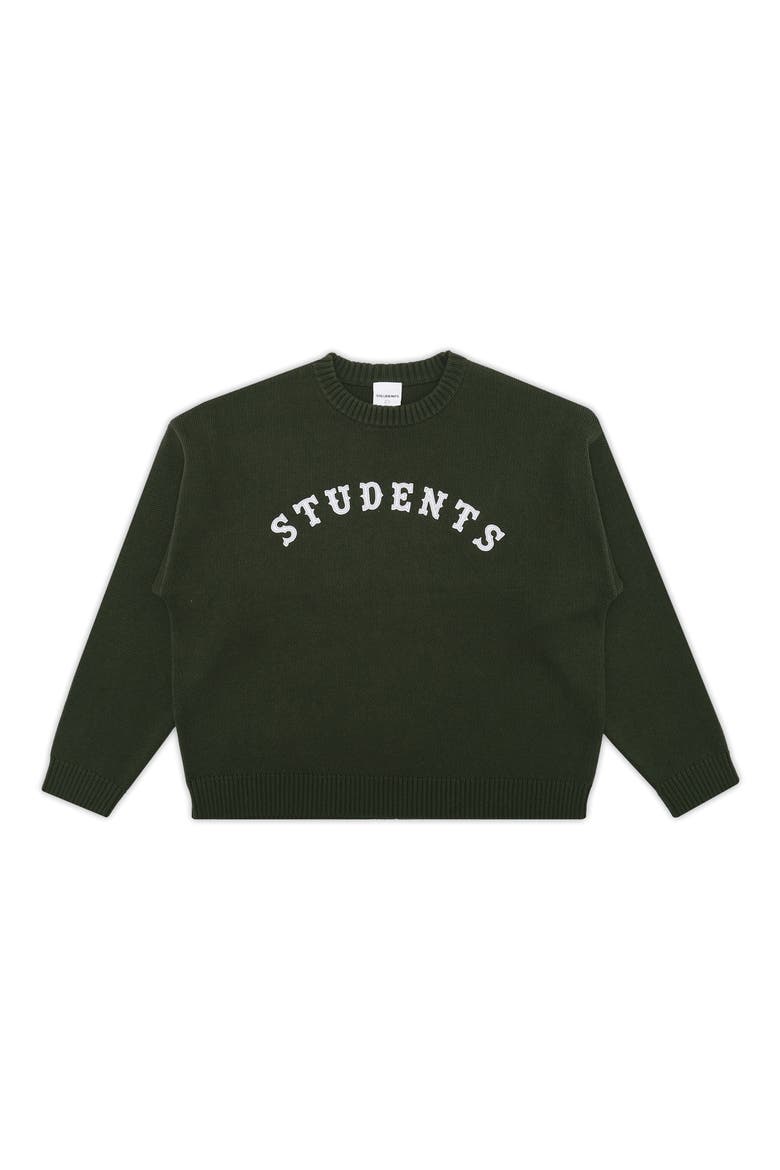 Oakridge Graphic Crewneck Sweater, Main, color, PINE