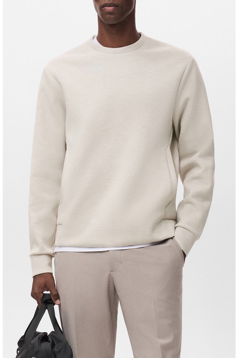 Crewneck Sweatshirt, Main, color, ICE GREY