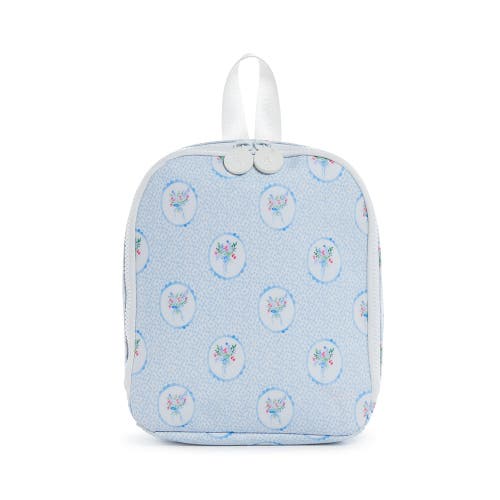 Trvl Design Medallion Floral Insulated Lunch Bag In Blue
