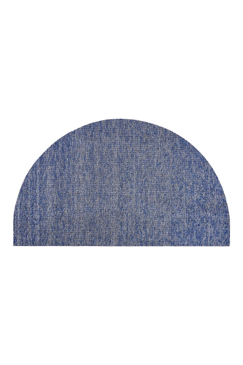 Heathered Welcome Mat, Main, color, CORNFLOWER