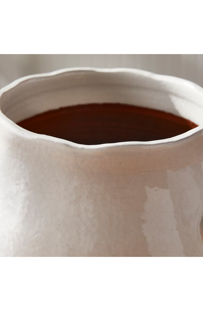 Napa Home & Garden Wellon Footed Cachepot, Alternate, color, White