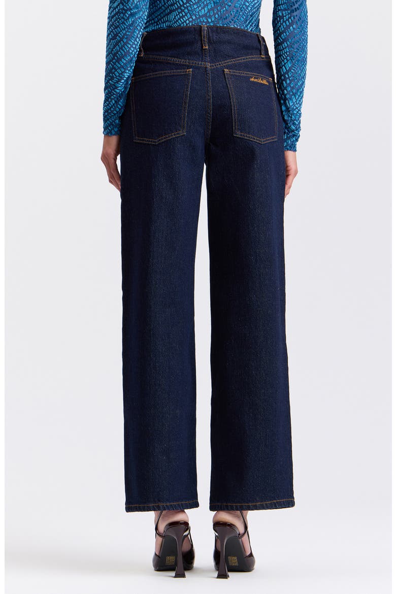 Crystal Embellished Straight Leg Jeans, Alternate, color, MULTI GEM-DARK RINSE