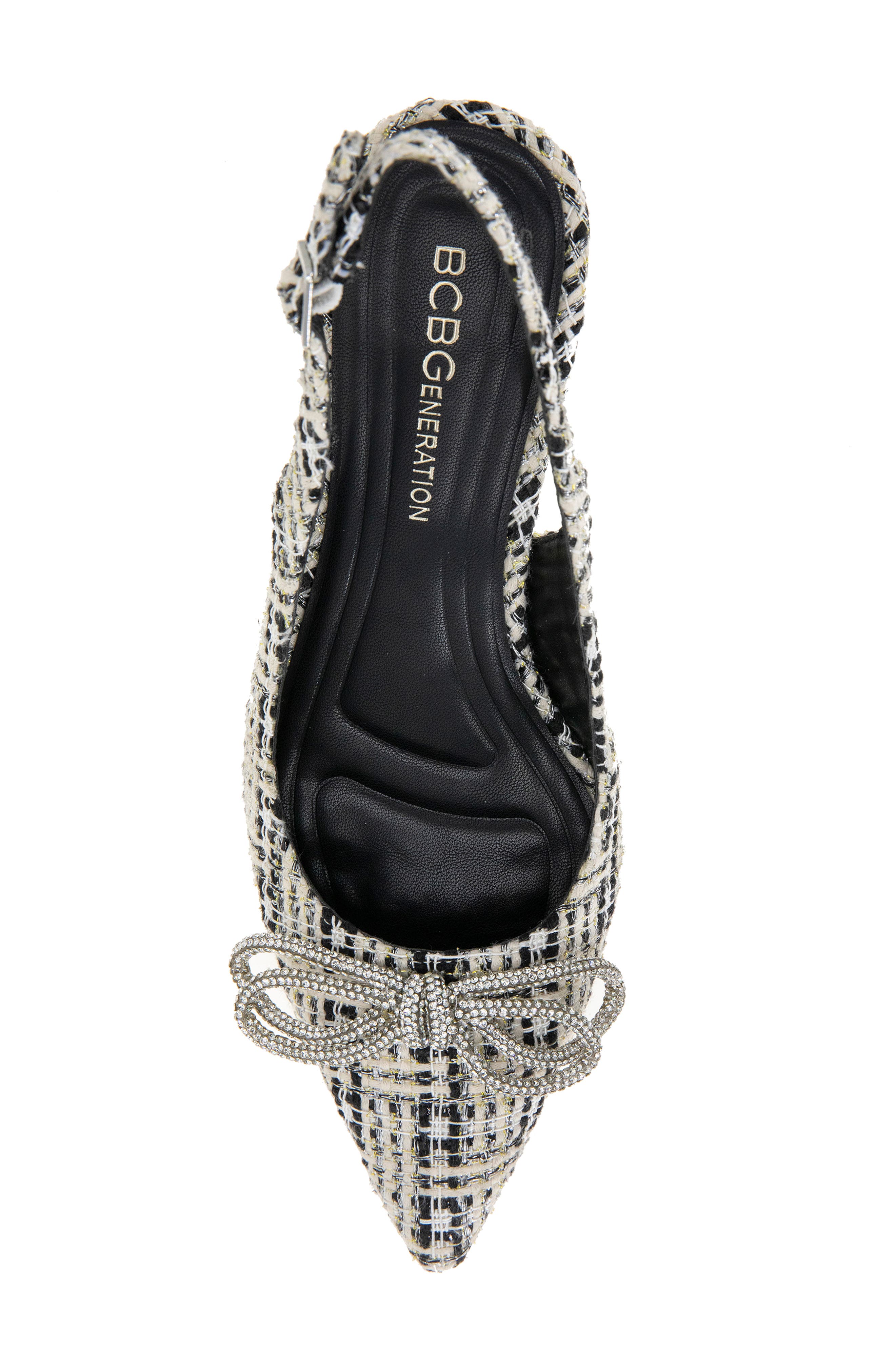 BCBGeneration Donna Slingback Pump, Alternate, color, Ivory Multi