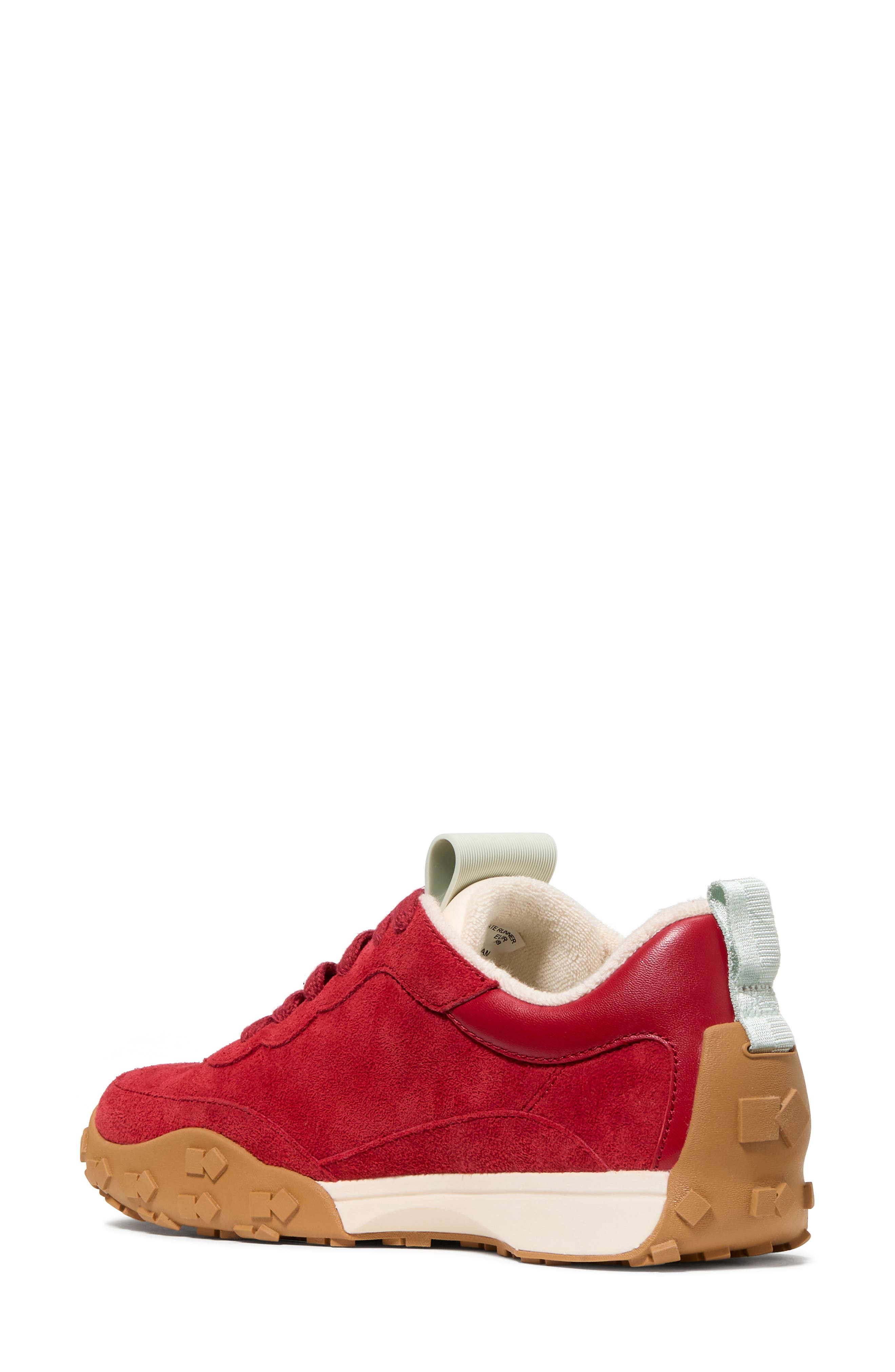 Kate Spade New York k as in kate runner sneaker, Alternate, color, Dark Scarlet