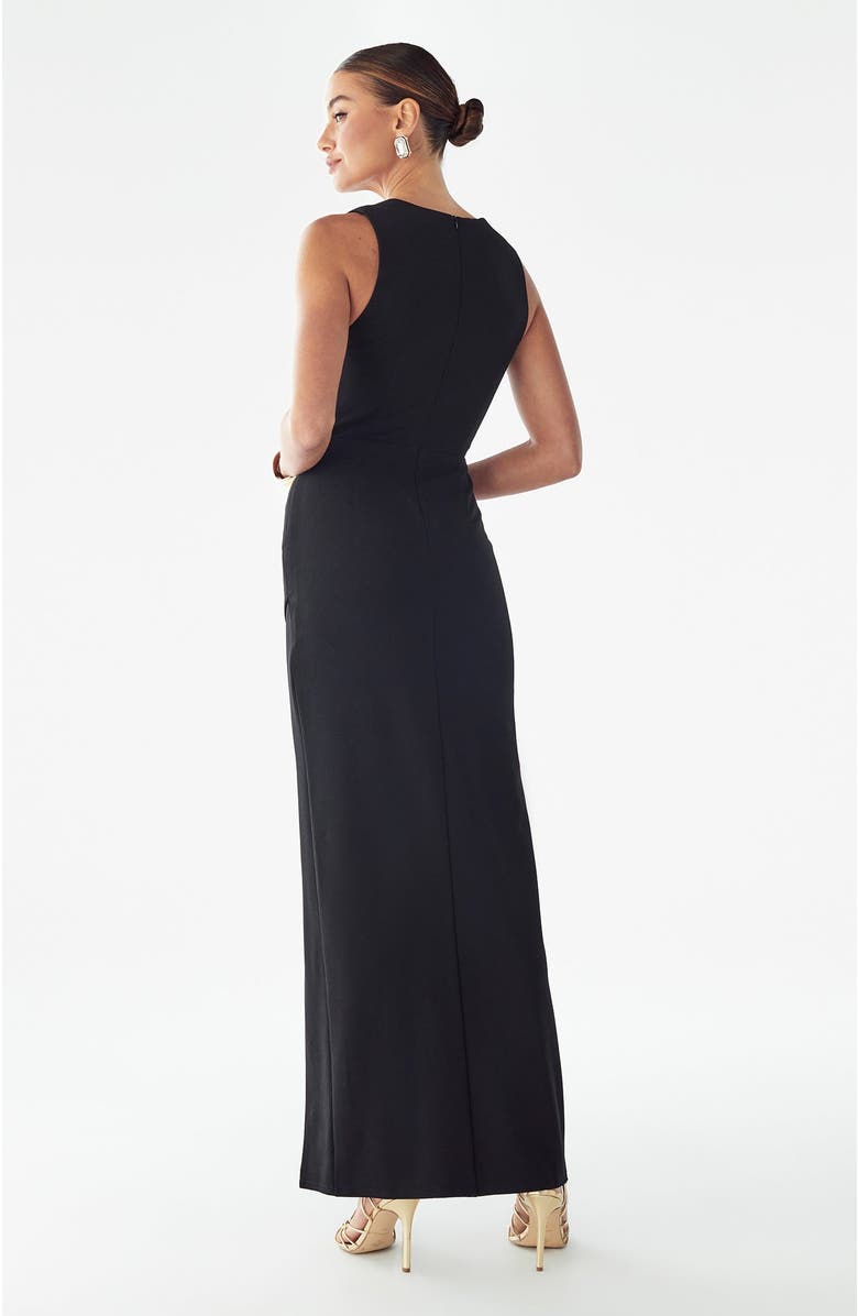 BWLDR Merry Maxi Dress, Alternate, color, Black