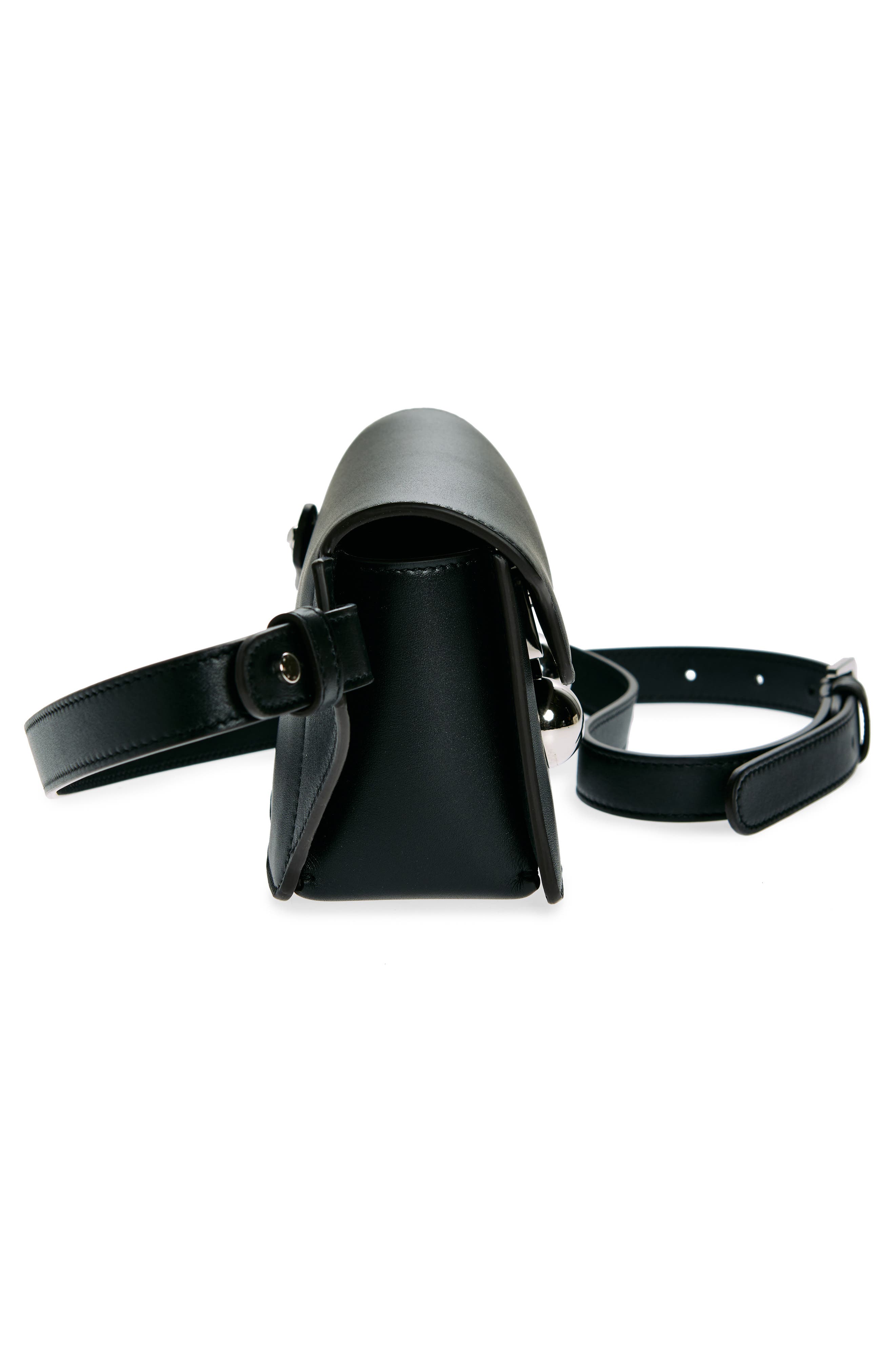 Marni Trunkaroo Leather Crossbody Bag, Alternate, color, 