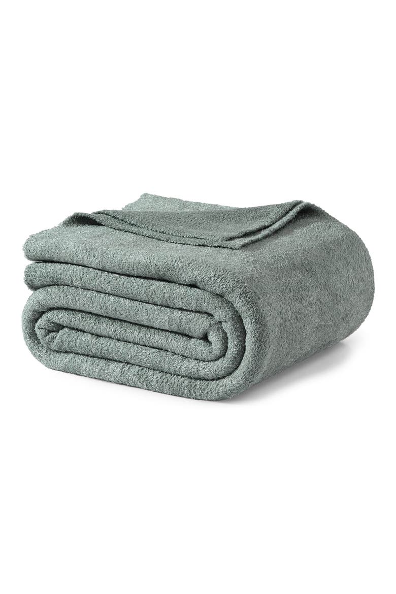 Cloud Silque Double Layered Blanket, Main, color, SLATE GREY