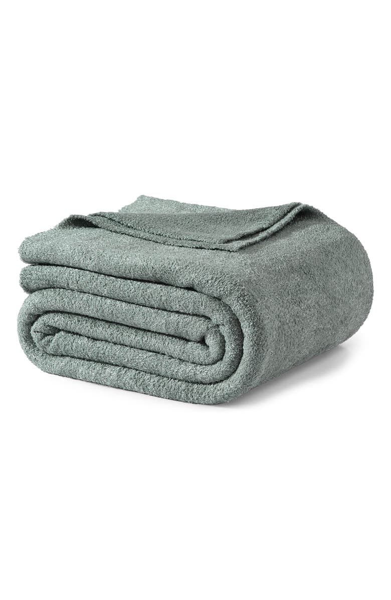 Sunday Citizen Cloud Silque Double Layered Blanket, Main, color, Slate Grey
