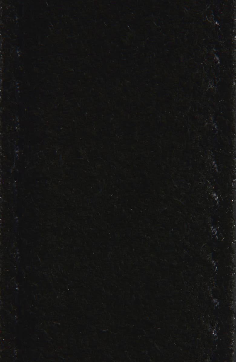 Treasure & Bond Maria Suede Belt, Alternate, color, Black- Brushed Nickle