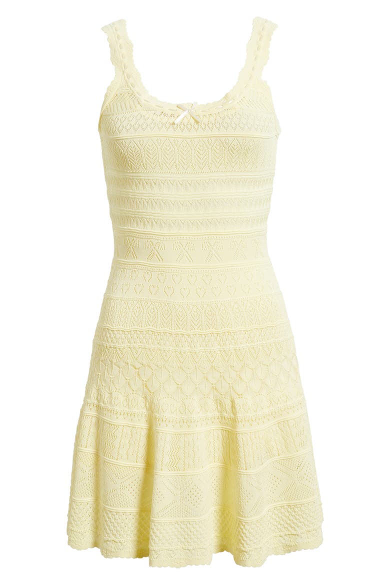 Darlena Pointelle Sundress, Alternate, color, SUGAR DAISY