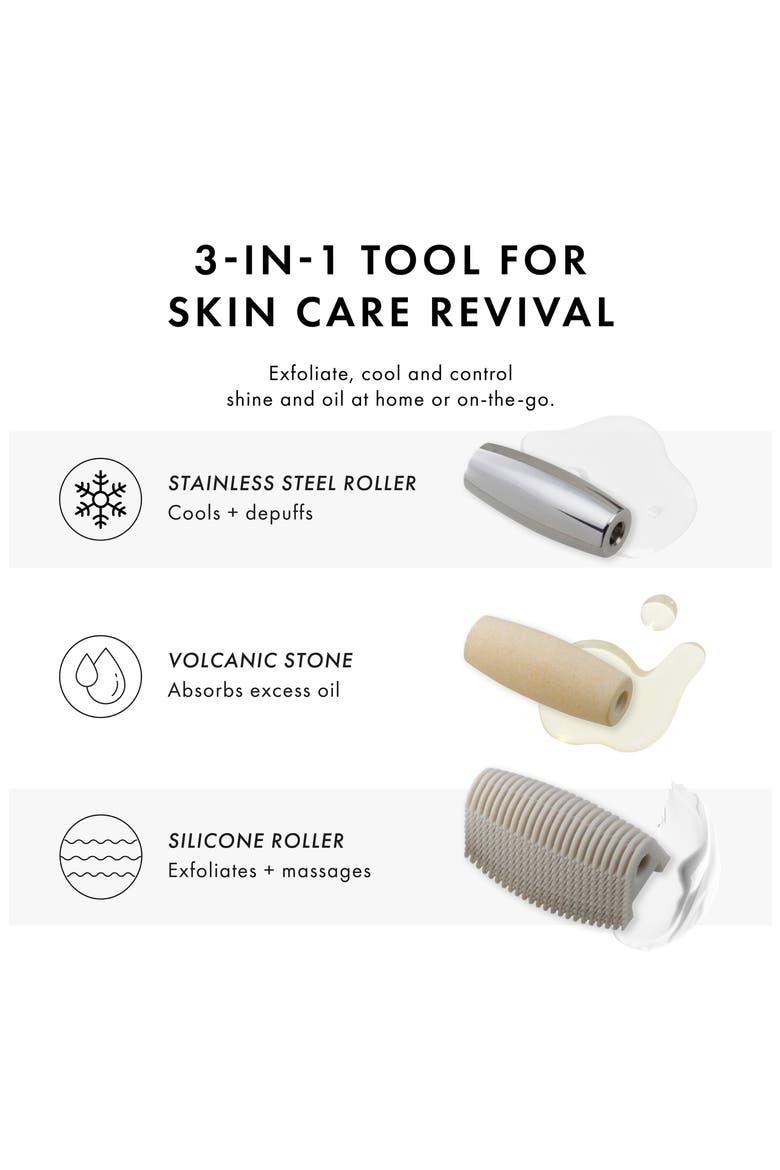 3-in-1 Facial Roller Set, Alternate, color, NO COLOR