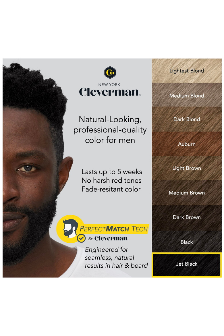 2X Pack Coarse & Coily Hair · Reusable Beard & Hair Dye Kit, Alternate, color, Jet Black