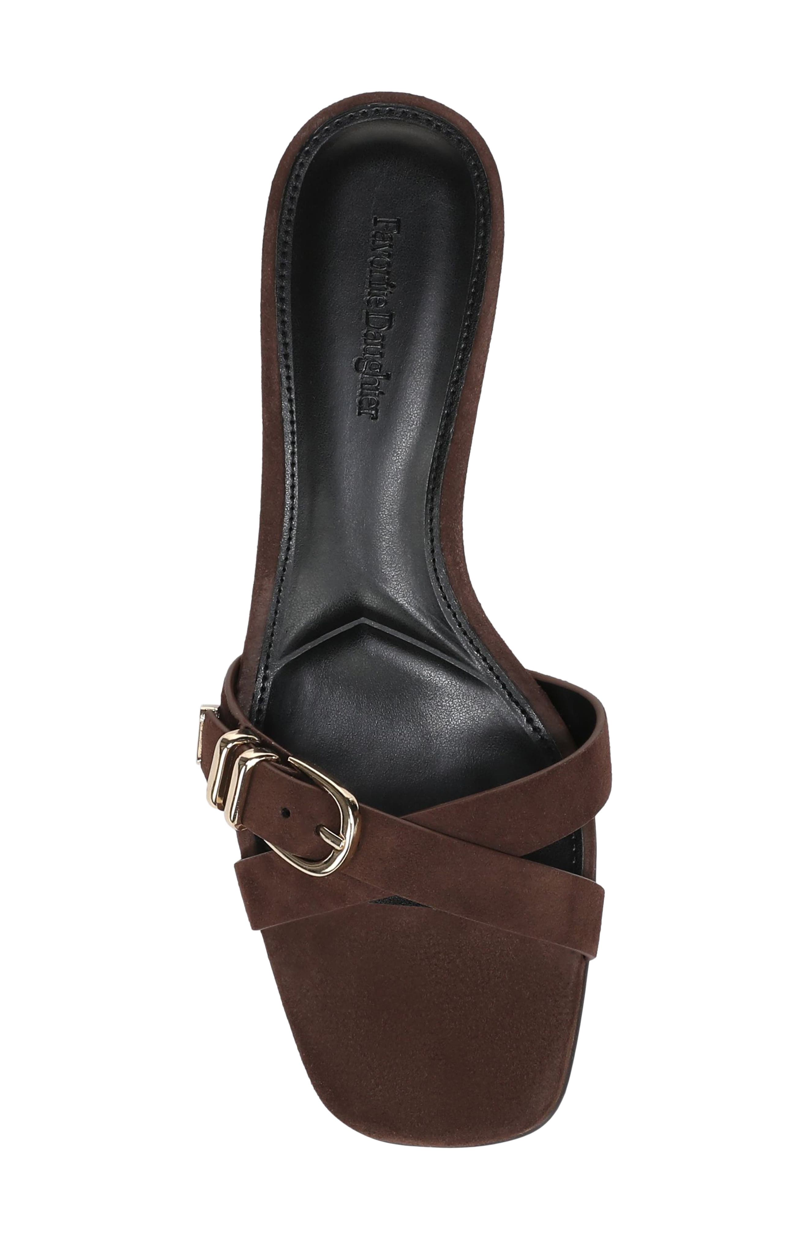 Shiloh Kitten Heel Sandal, Alternate, color, COFFEE SUEDE