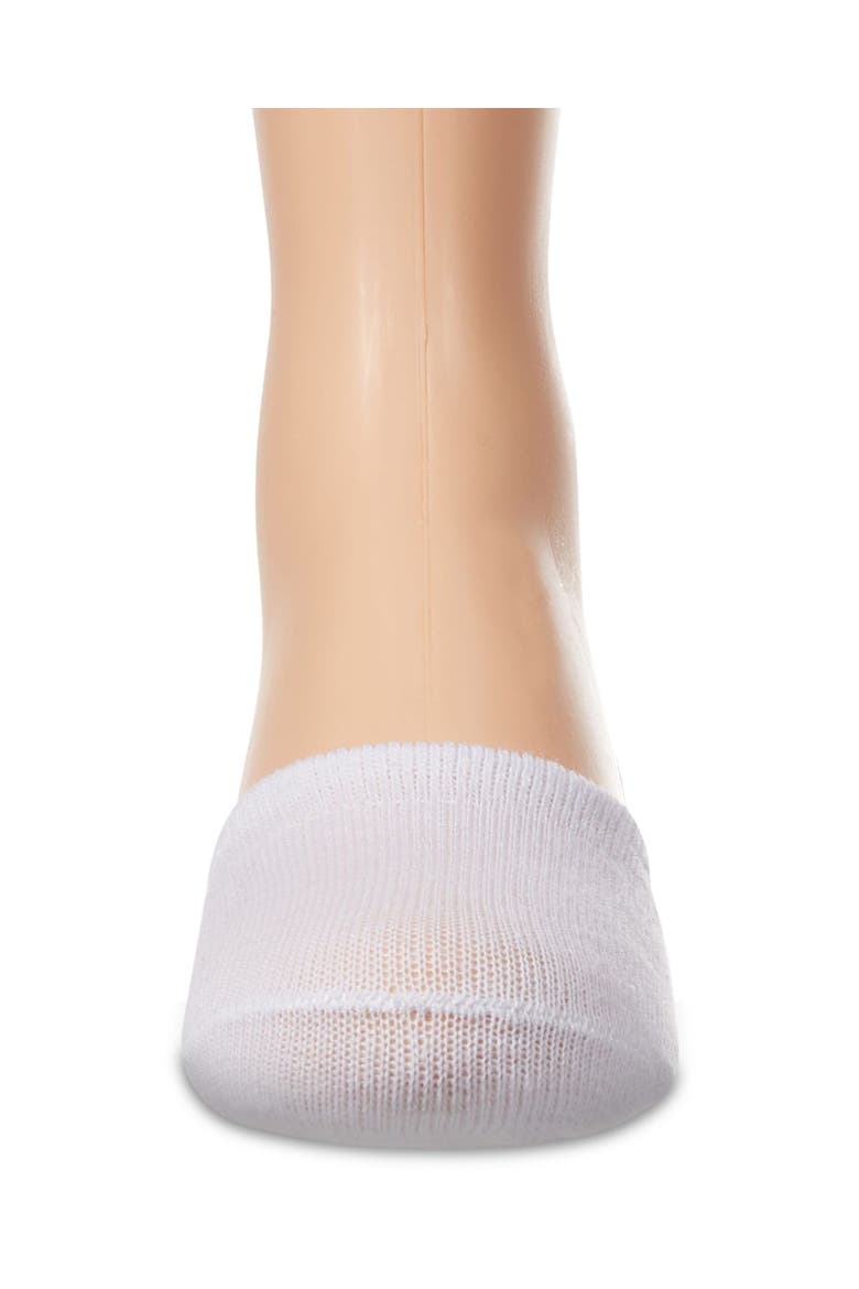 3 Pair Pack Hi-Cut Liner Socks, Alternate, color, White-White-White