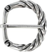 Trafalgar 40mm Italian Solid Brass Twisted Patterned Harness Belt Buckle