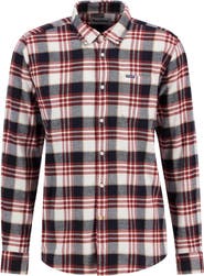 Barbour Fallbay Tailored Fit Check Button-Down Cotton Shirt