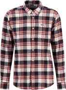 Barbour Fallbay Tailored Fit Check Button-Down Cotton Shirt