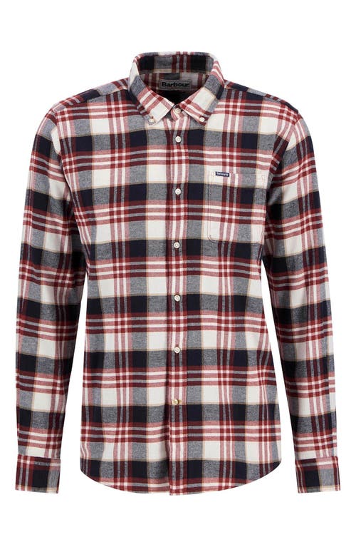Barbour Fallbay Tailored Fit Check Button-down Cotton Shirt In Multi