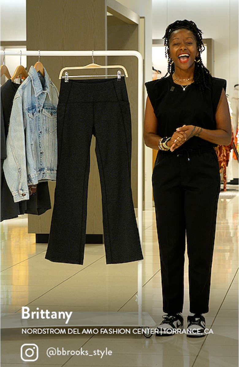 Restore Soft High Waist Pocket Flare Leggings, sales video thumbnail