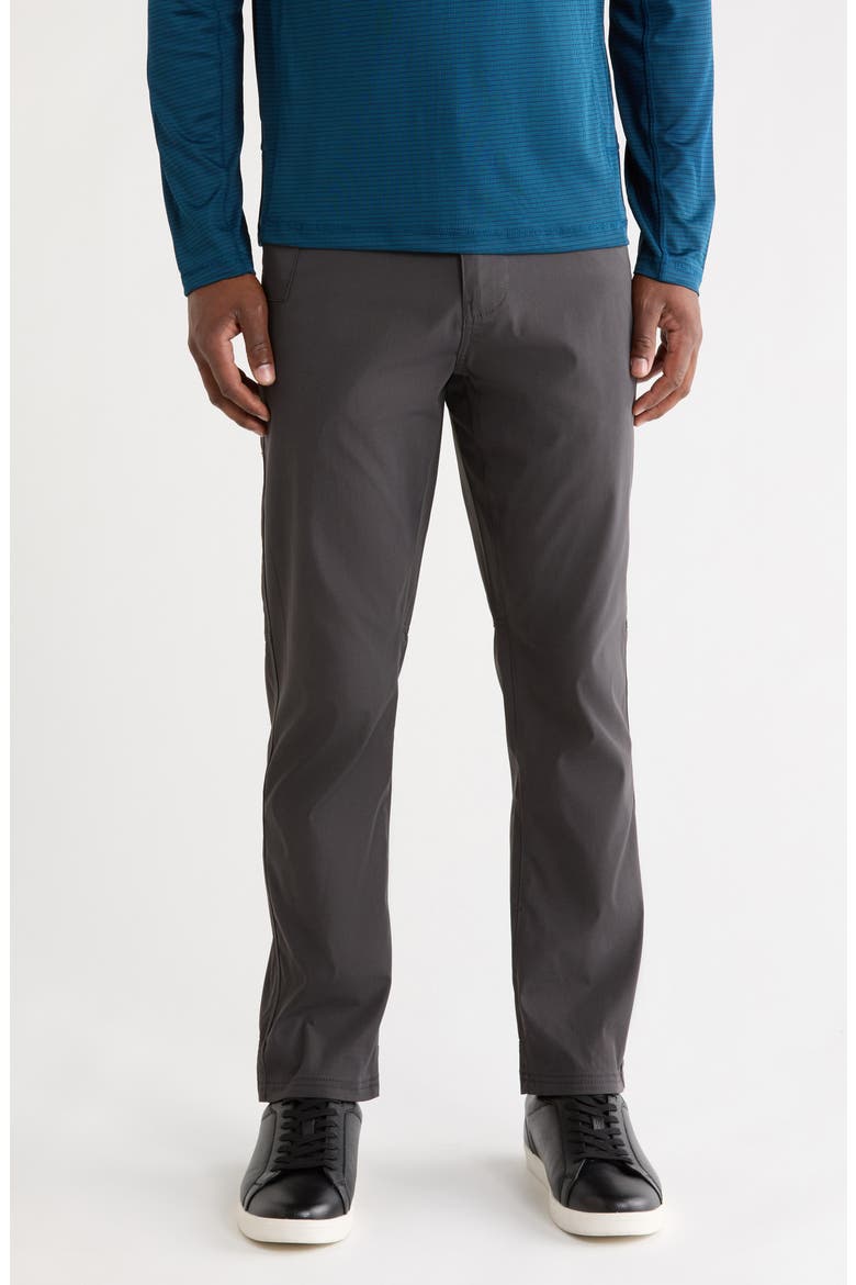 Water Resistant Five-Pocket Utility Pants, Main, color, GREY