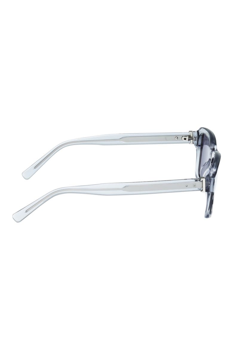 51mm Round Sunglasses, Alternate, color, SHINY BLUE / BLUE