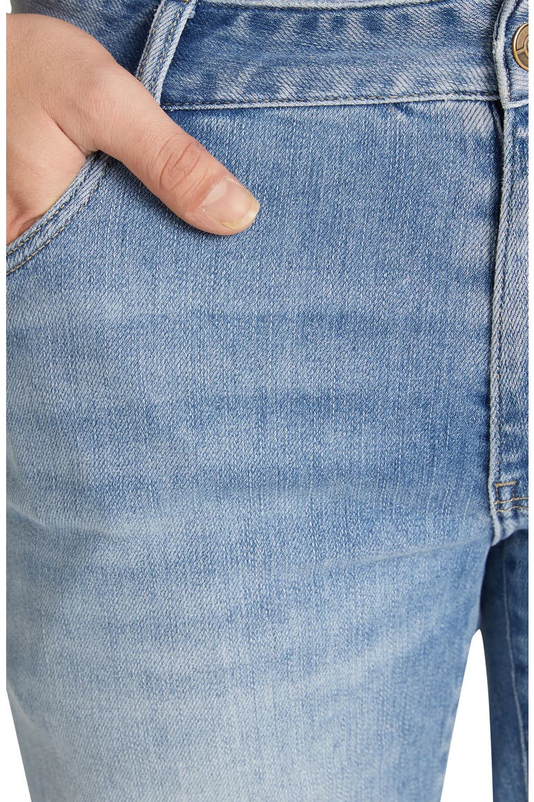 Dustin Stretch Denim Shorts, Alternate, color, BLUE