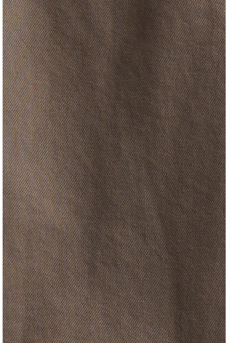 Short Cotton Twill Parka, Alternate, color, UMBER