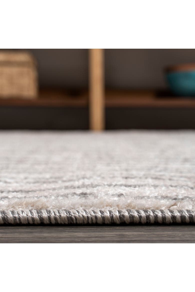 Skoura Modern Bold Stripe Area Rug, Alternate, color, Beige/Dark Gray