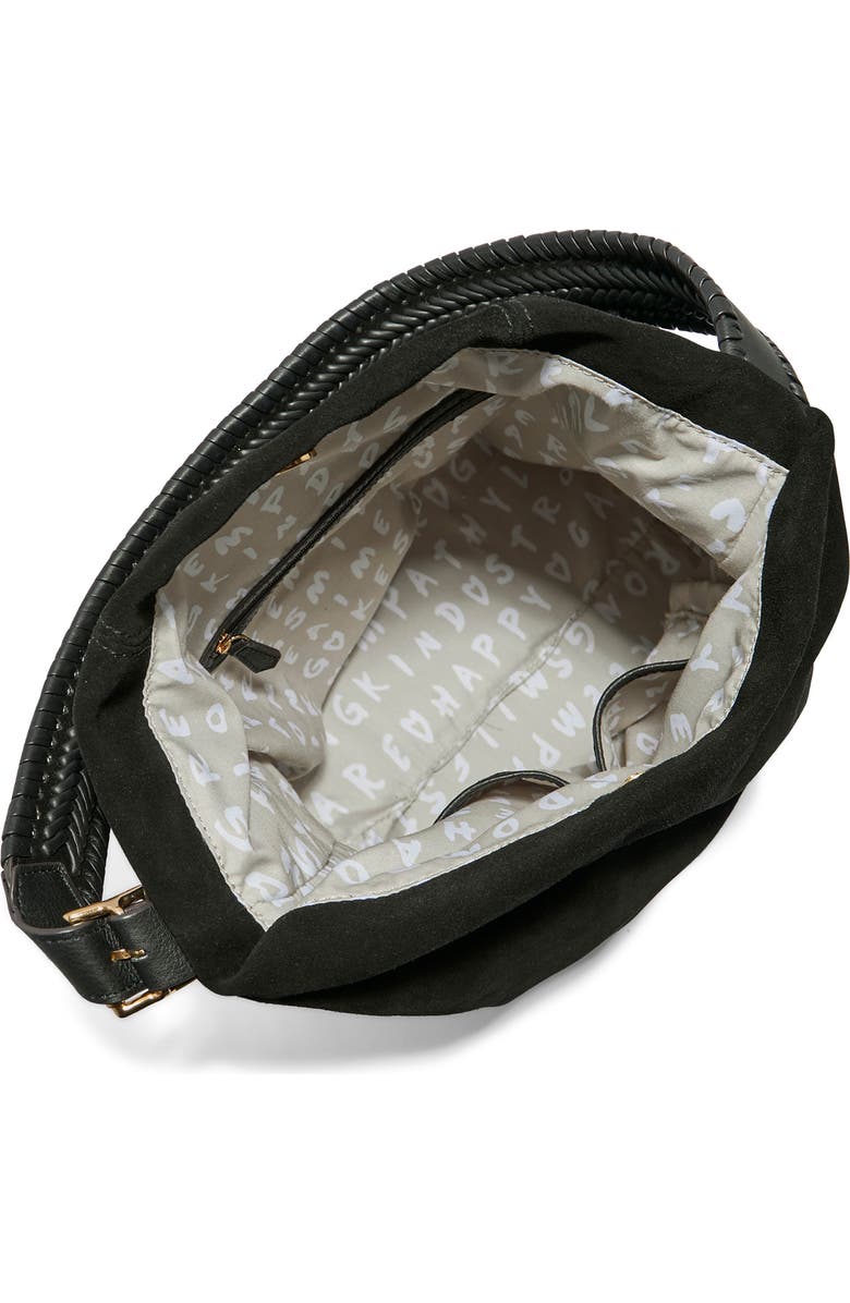 AIMEE All for Love Suede Bucket Bag, Alternate, color,