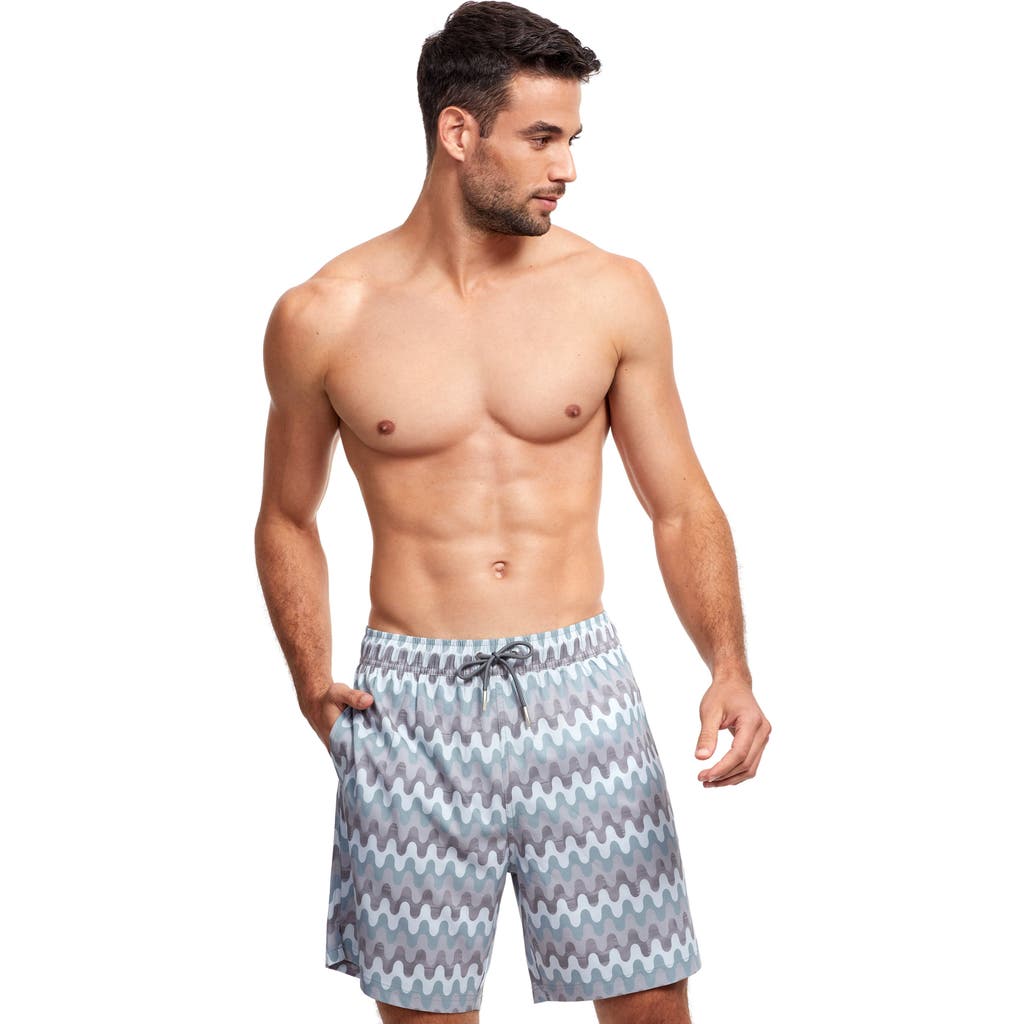 Gottex Men 7" swim shorts in Multi Grey  product