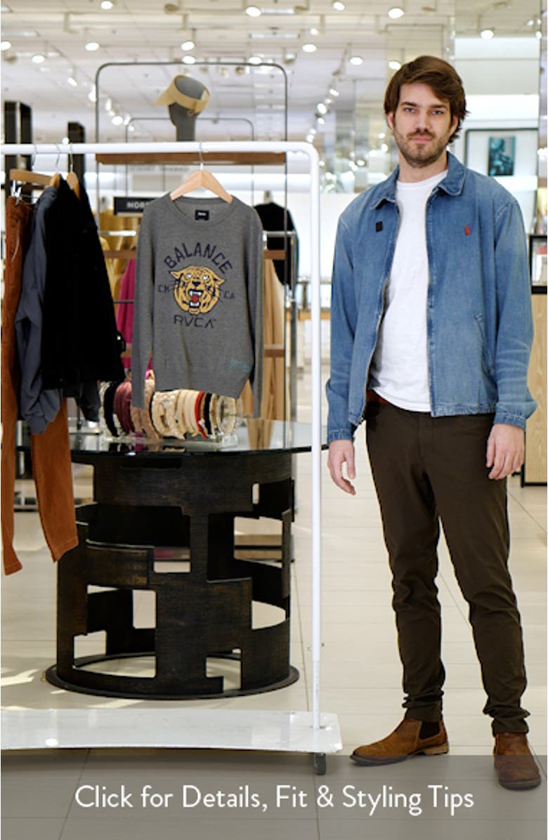 Kids' Slowdrive Graphic Crewneck Sweater, sales video thumbnail