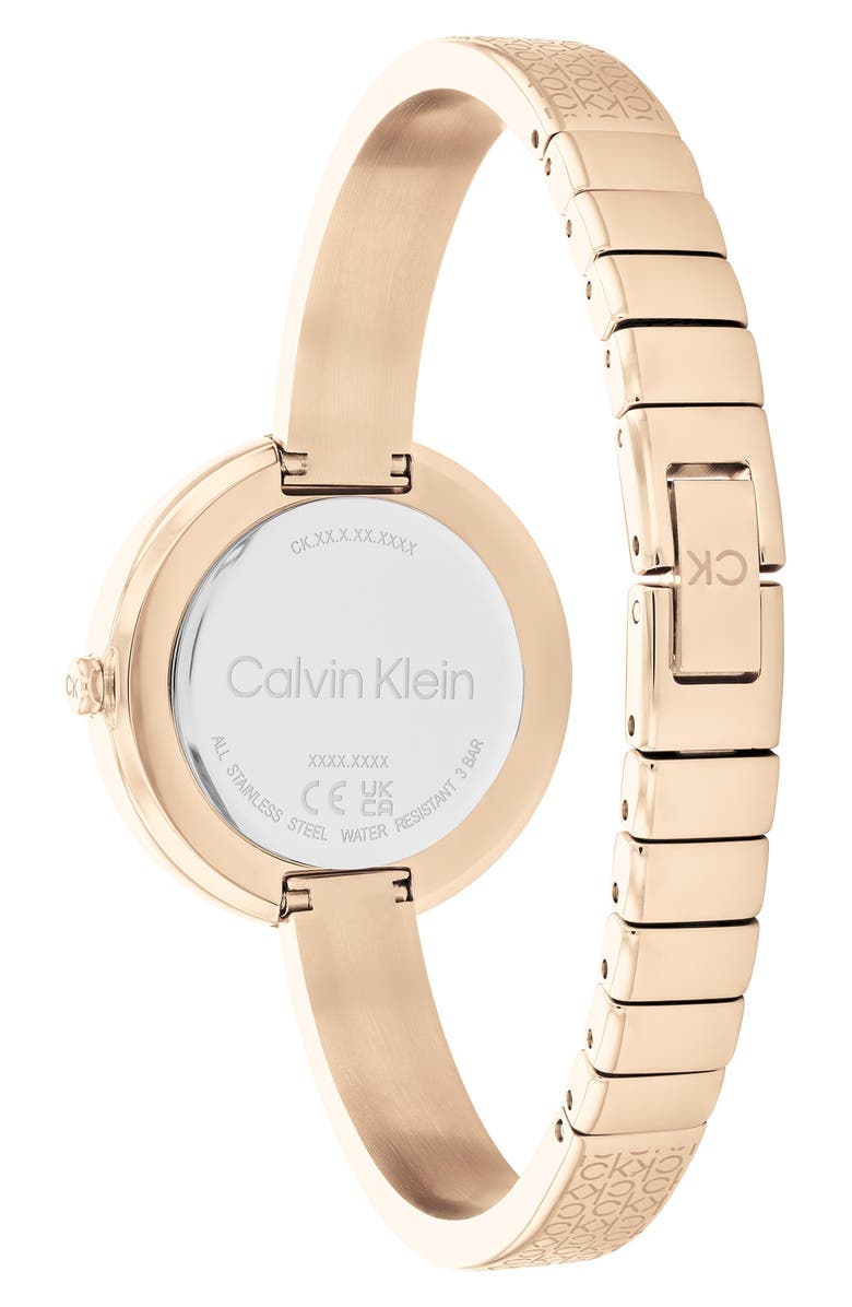 Calvin Klein Bangle Bracelet Watch, 30mm, Alternate, color, 