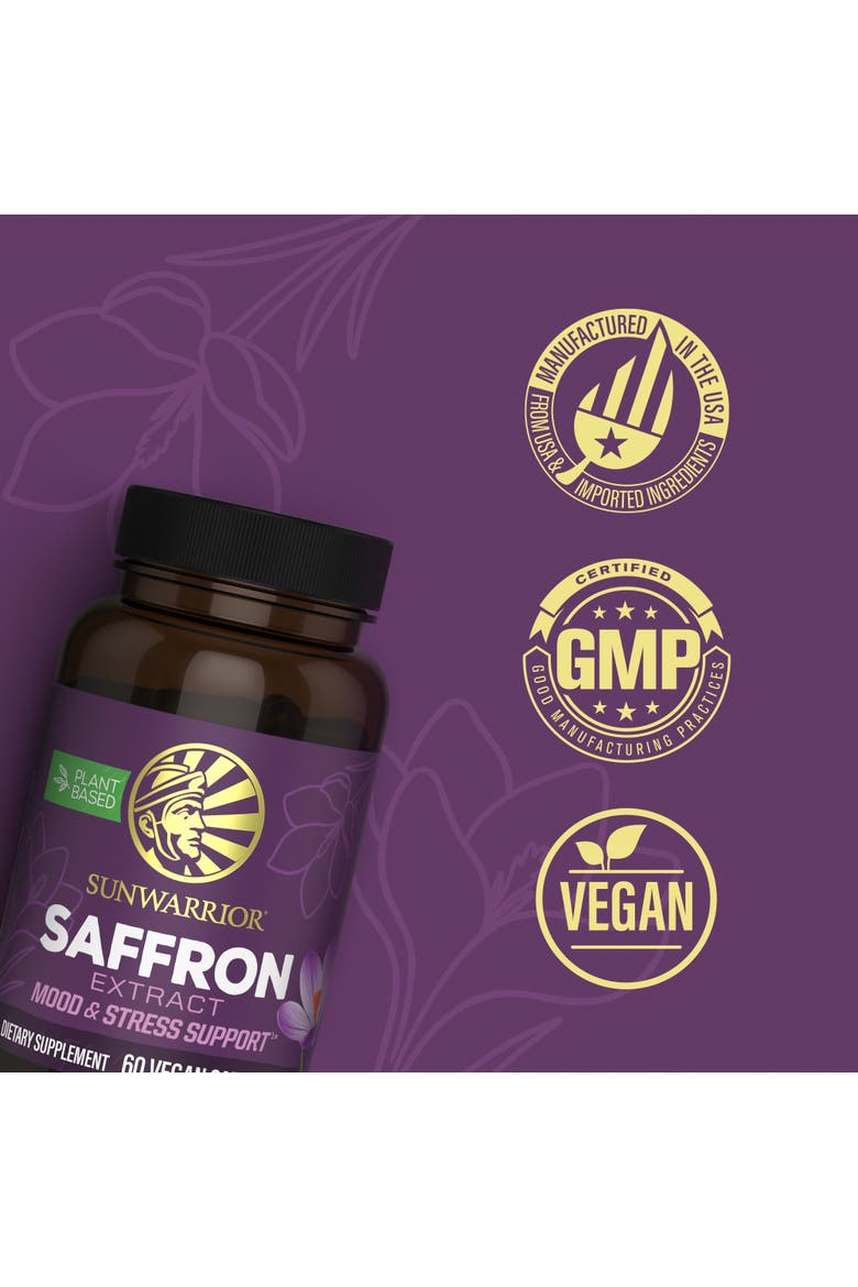 Saffron Extract 60ct Capsules, Alternate, color, No Color