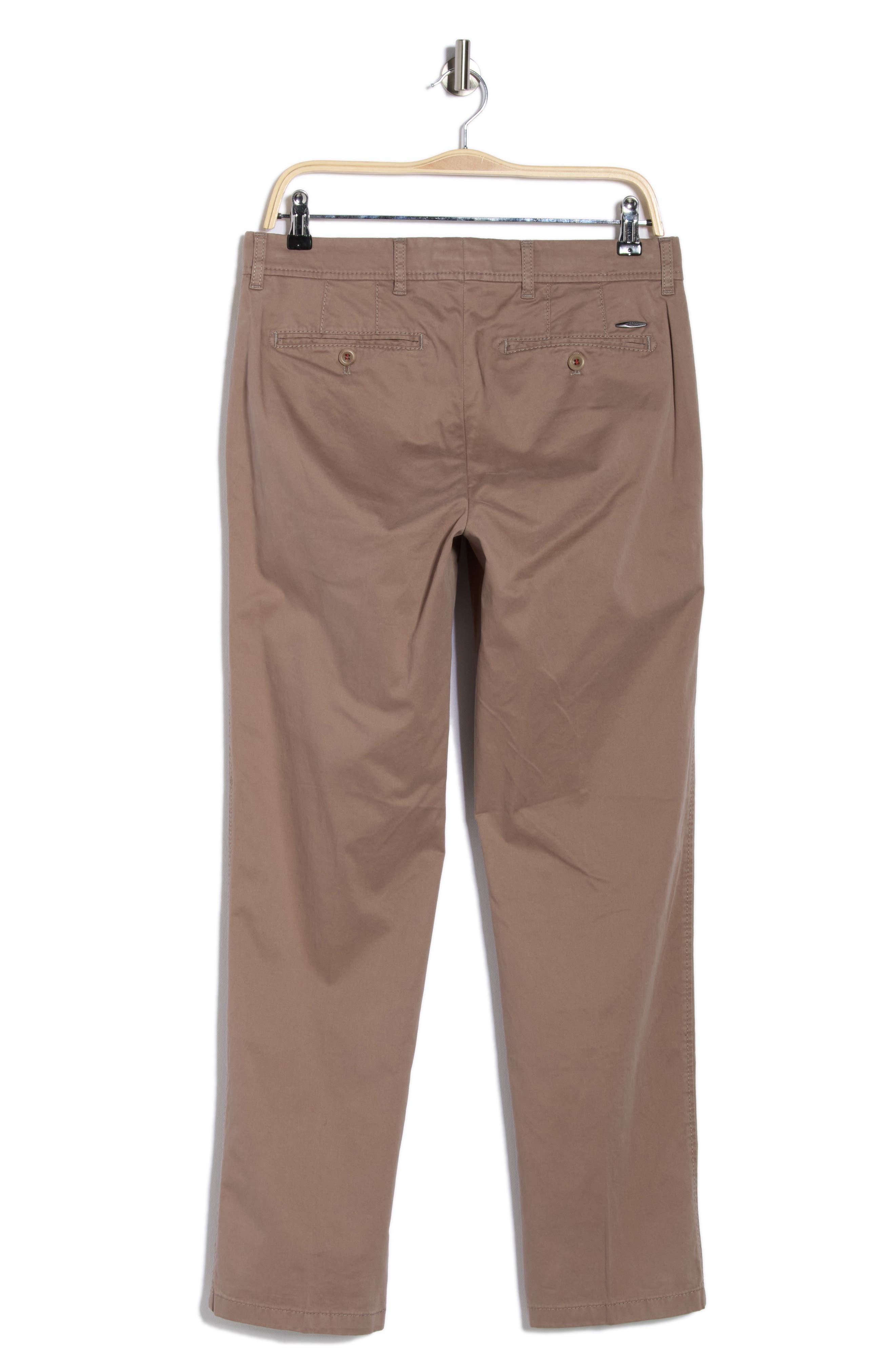 Evans Regular Fit Flat Front Chino Pants - image 2