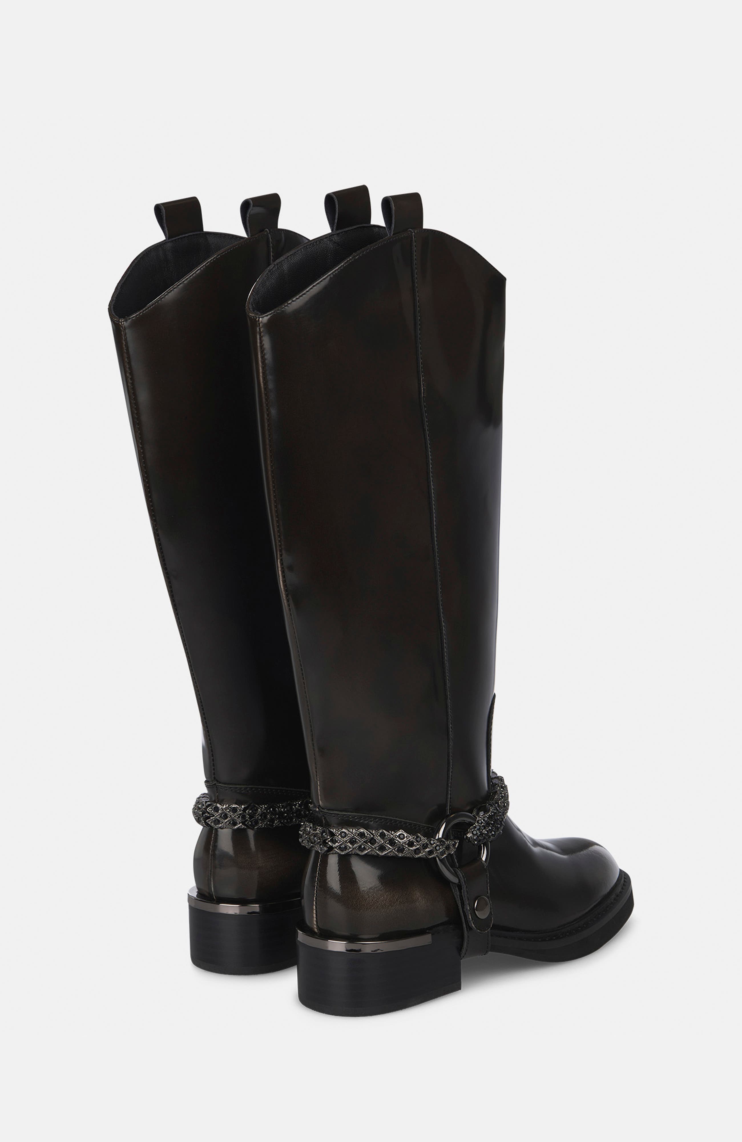 Alma en Pena Flat Boot Snake Detail (Women) | Nordstrom