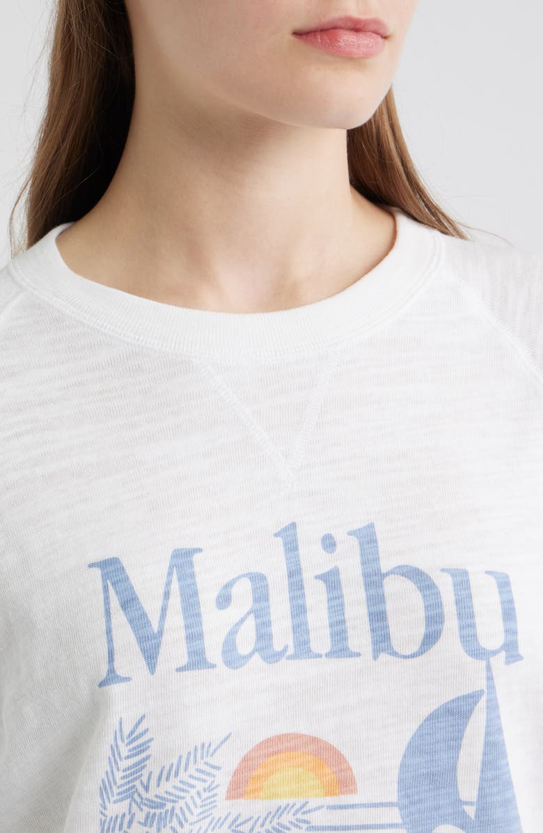 Faherty Malibu Slubbed Crewneck Sweatshirt, Alternate, color,