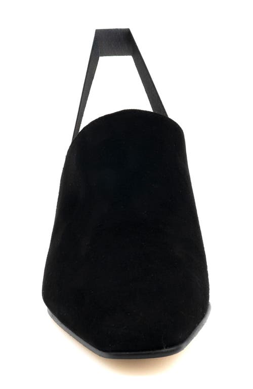 Amalfi By Rangoni Falle Slingback Pump In Black - Matching Elastic