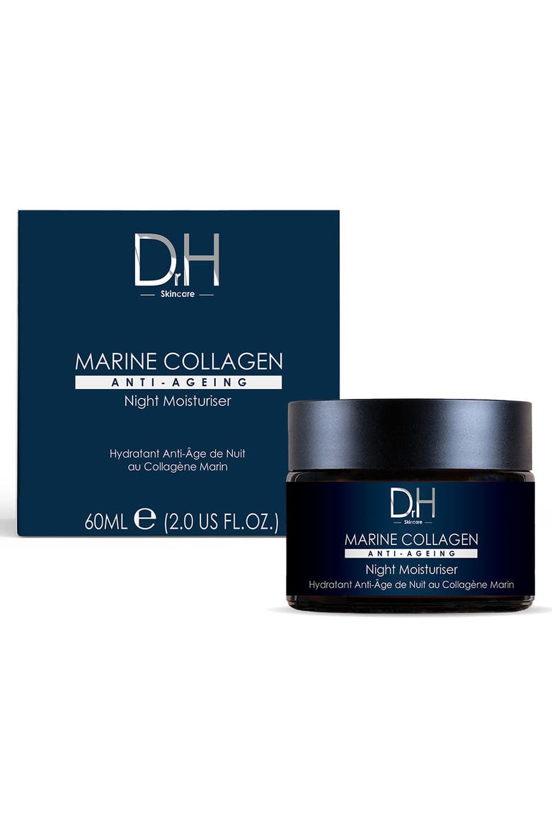Marine Collagen Night Moisturiser 60ml, Alternate, color, White