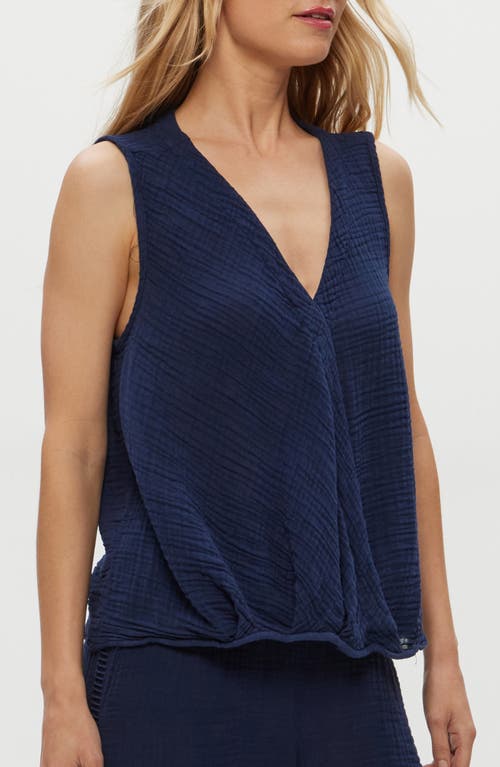 Michael Stars Kate Surplice Sleeveless Top